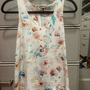 Rebecca Taylor Silk Floral Sleeveless Women's Top